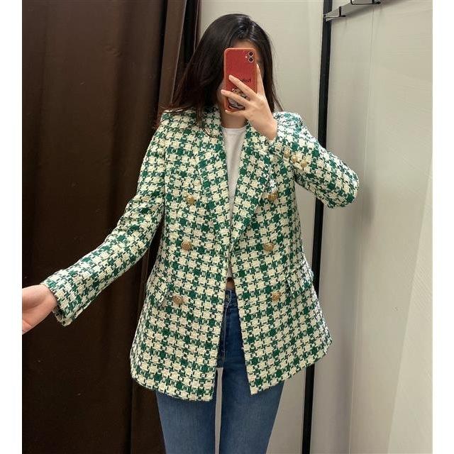 Blazer Green Tweed 004471 Kerja Wanita 7