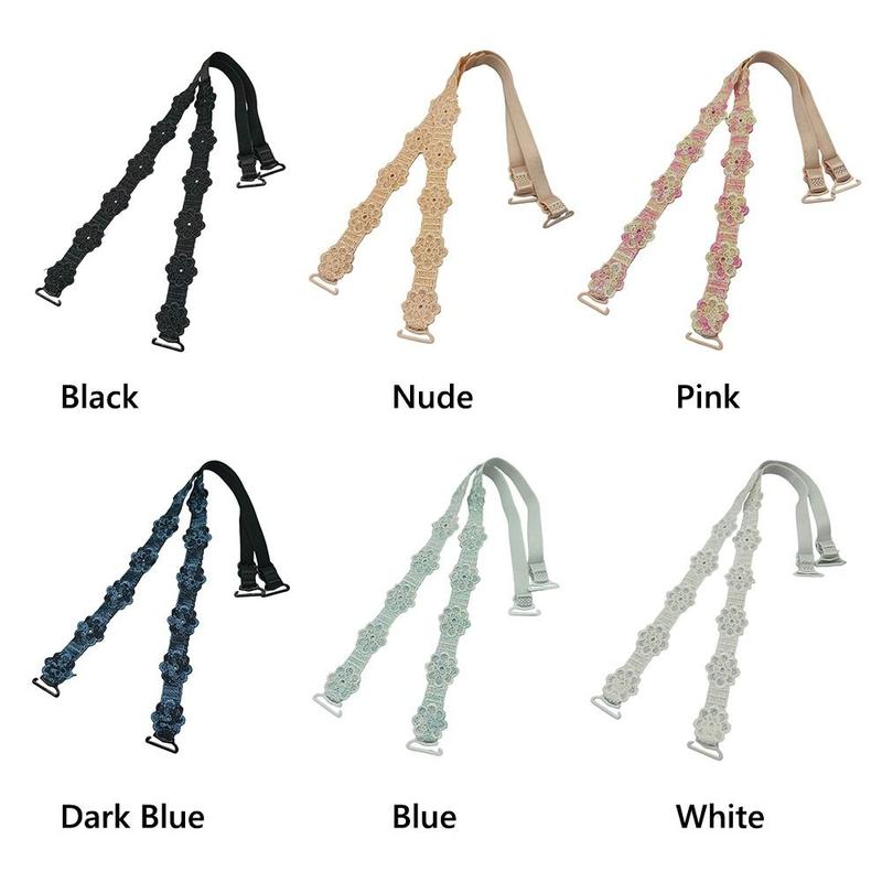 Dây Đeo Áo Ngực Hoa, Quà Tặng Sáng Tạo, Có Thể Tháo Rời, Làm Bằng Polyester, Chống Trượt, Dây Đeo Vai, Trang Trí Ren, Thay Thế Dây Đeo Áo Ngực 4