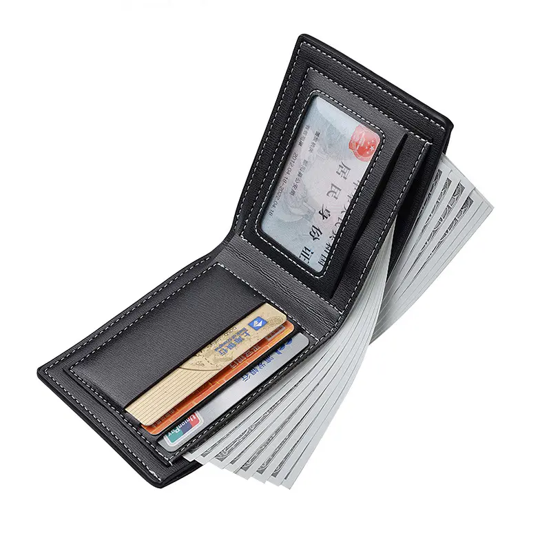 Ví da nam ngang Deabolar 069 cầm tay thời trang cao cấp Nhung Wallet 2