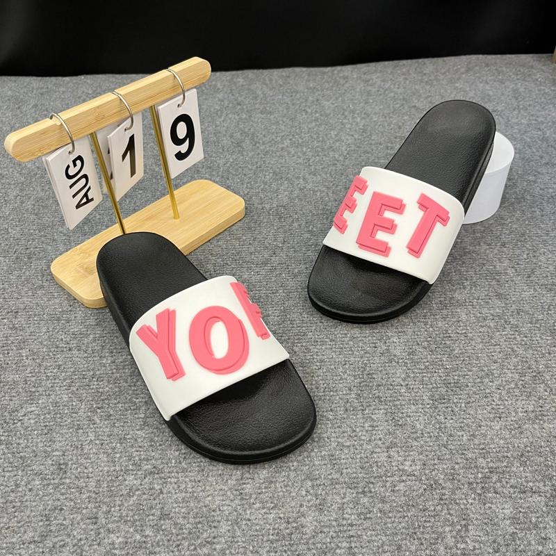 Dép nam nữ quai chữ XT YOFEET dép hot trend BM 42 Slipper DéP Cao Su Quai Ngang Đế Bằng Dép Lê