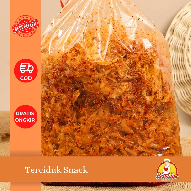 KERIPIK SINGKONG 1 KG KRIWIL PEDAS Kripik Food 1