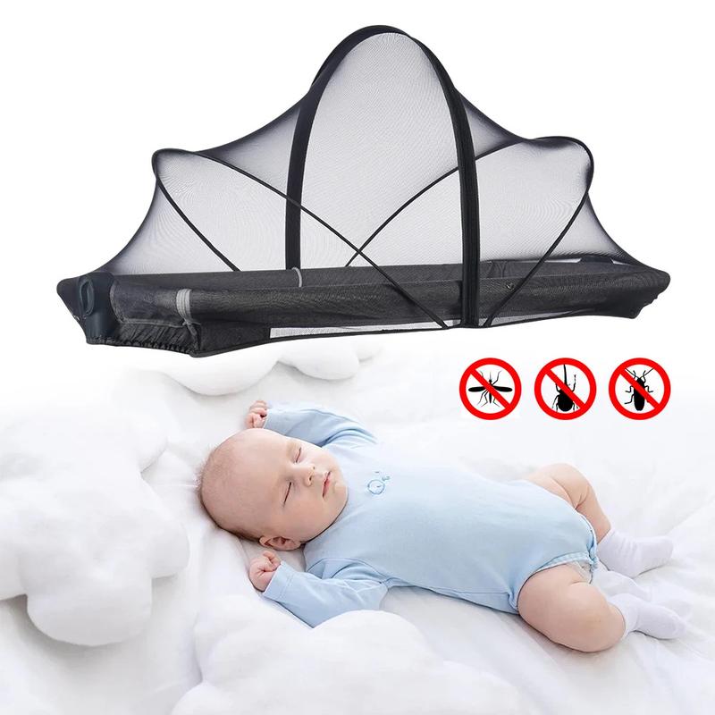 Product Introduction of Baby Mosquito Net Tent Breathable Folding Crib Cover Bassinet Mosquito Net Cover for Baby Crib To Keep Cats/Bugs Out 19
