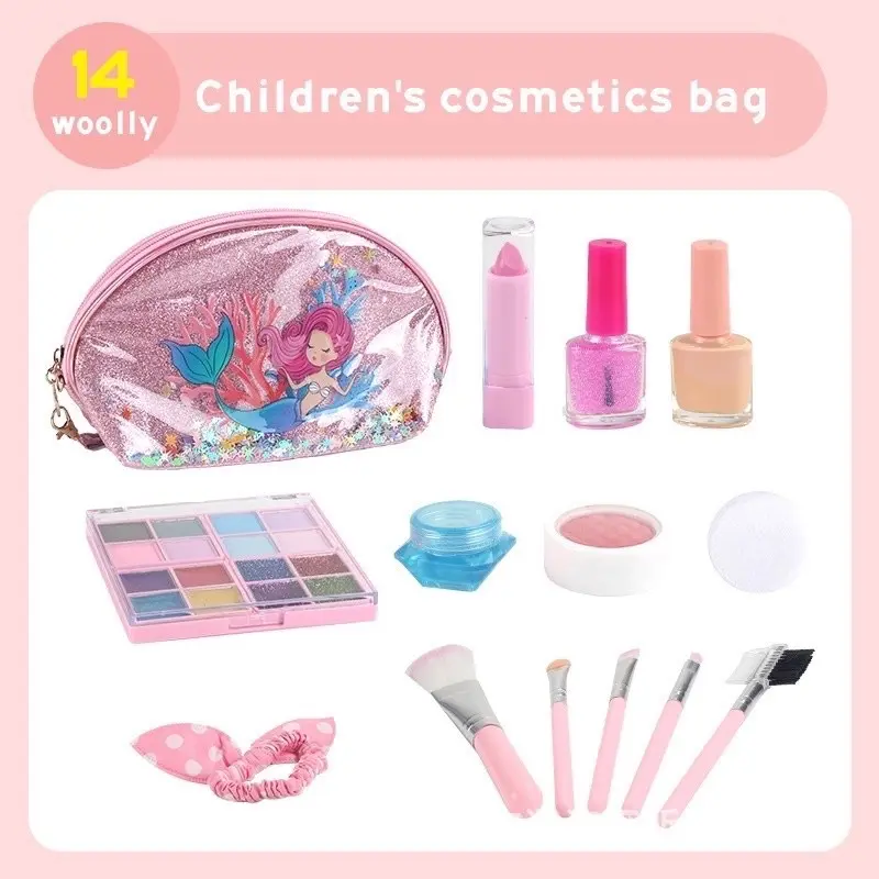 Make Up Anak Perempuan Mainan Make Up Set Dandan Anak Asli Non Toxic 1