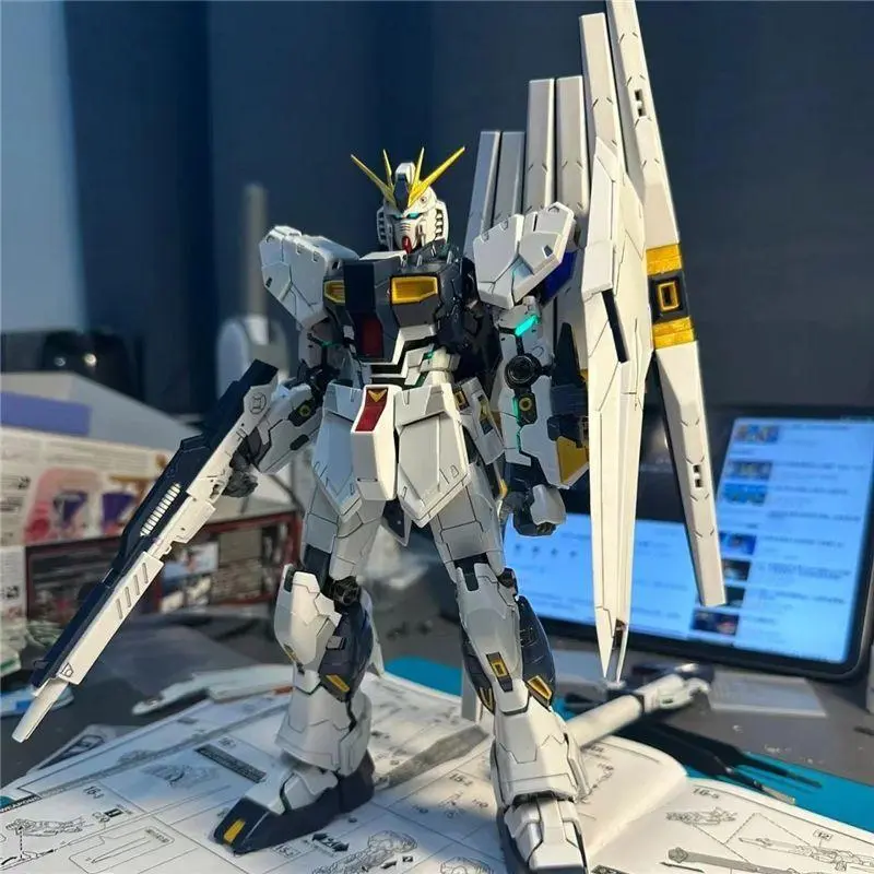 (Tặng base) Mô hình Robot Gundam Nu HG 1/144 Chất liệu nhựa siêu đẹp Đồ Chơi Toy