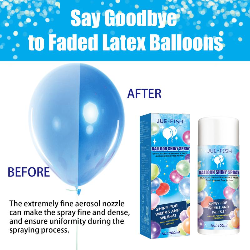 Product Introduction of Aerosol Balloon Spray Balloon Surface Texture Shine Long Lasting Non-Oxidizing Color Fading Spray 8