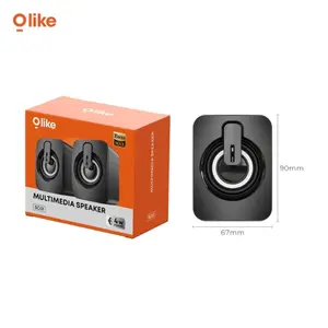 OLIKE SC01 Multimedia Wired Speaker 4W Subwoofer Stereo Sound  Jack Audio