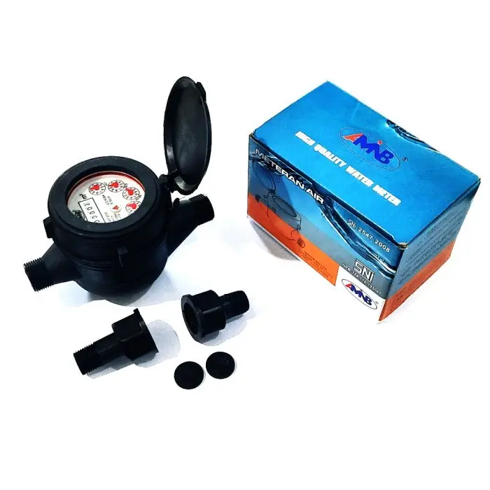 Meteran Air Body Plastik - AMNB Meteran Air Pam Body Plastik SNI