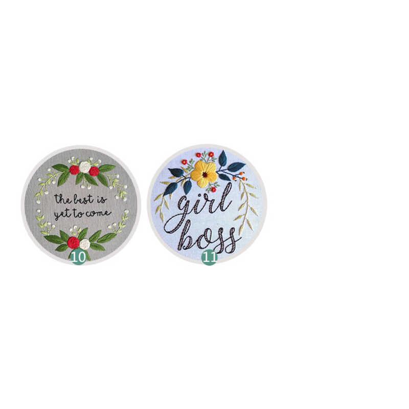 Product Introduction of Embroidery DIY handmade material package European novice beginner ribbon flower 3D embroidery 9