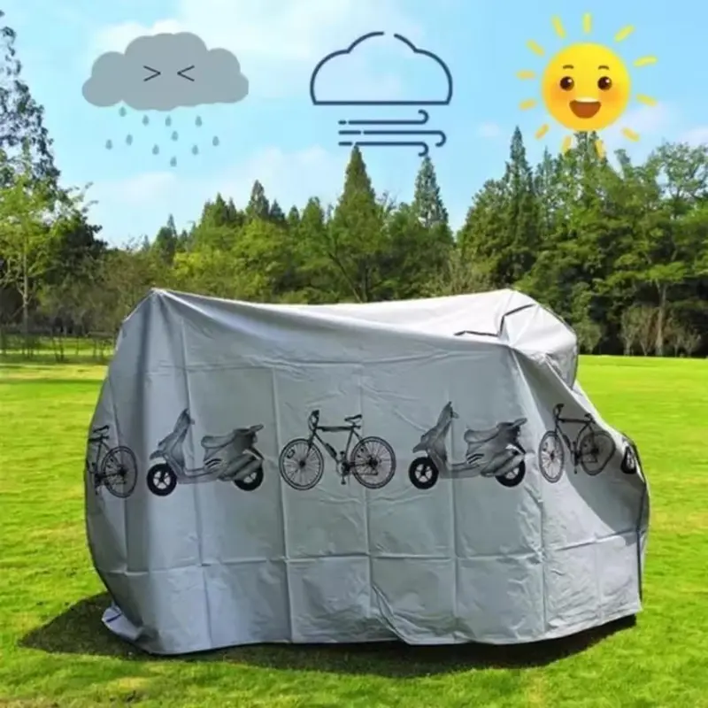 Bicycle Cover, Waterproof Dustproof Bike Cover, Outdoor Sunshade Cover, Bicycle Accessories for Outdoor Cycling 7