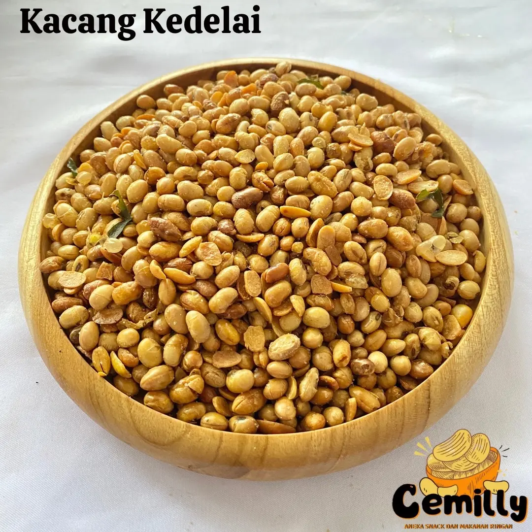 [CEMILLY] 1 Kg Kedelai Daun Jeruk Cemilan Snack Kiloan READY