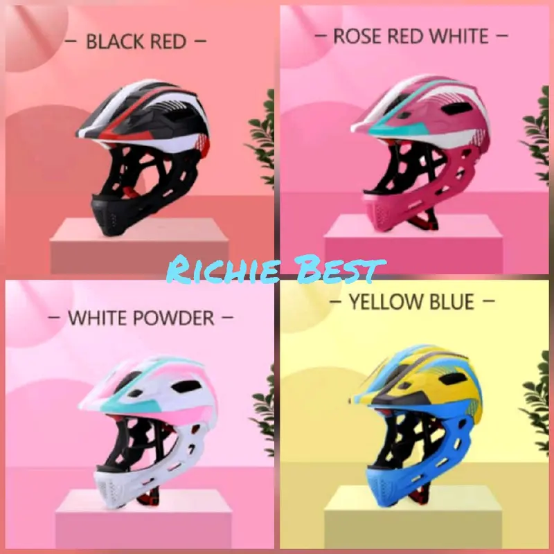 Lixada helm sepeda anak 2 in 1 / Helm Pushbike mix color 0