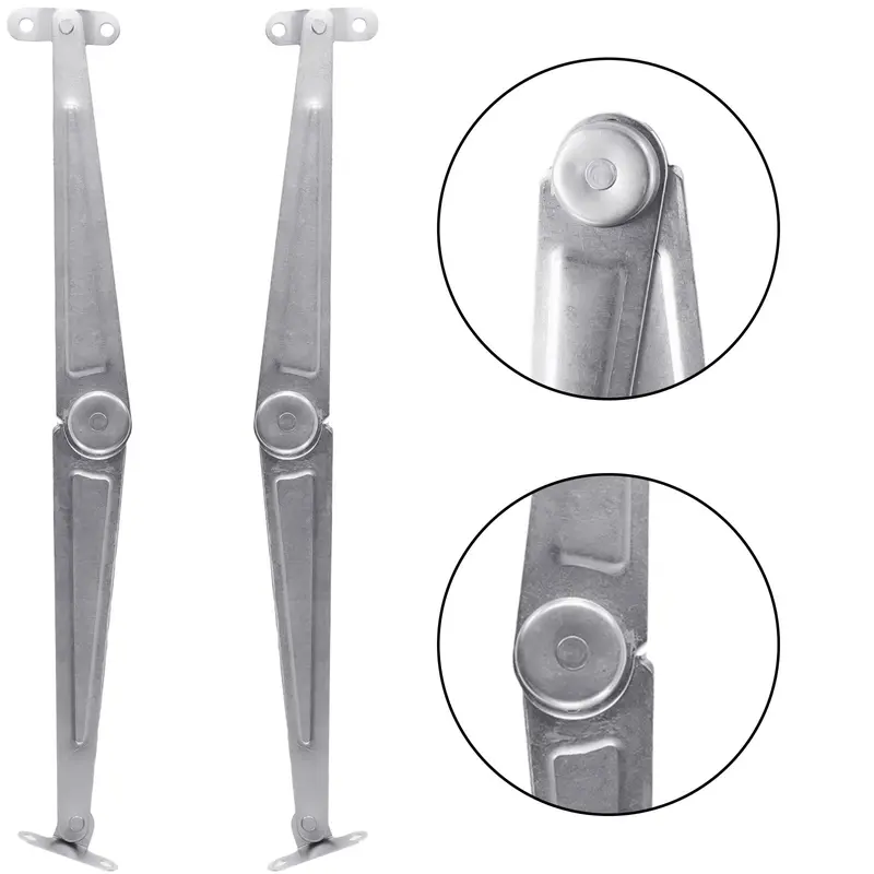 Thanh hỗ trợ thanh kéo, 2 cái-6 inch, Gấp lên hai phần, Thanh kéo tủ, Phụ kiện phần cứng đồ nội thất 4