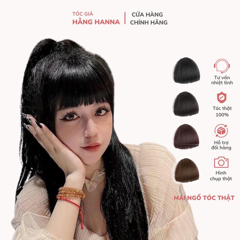 Tóc kẹp mái ngố tóc mái giả