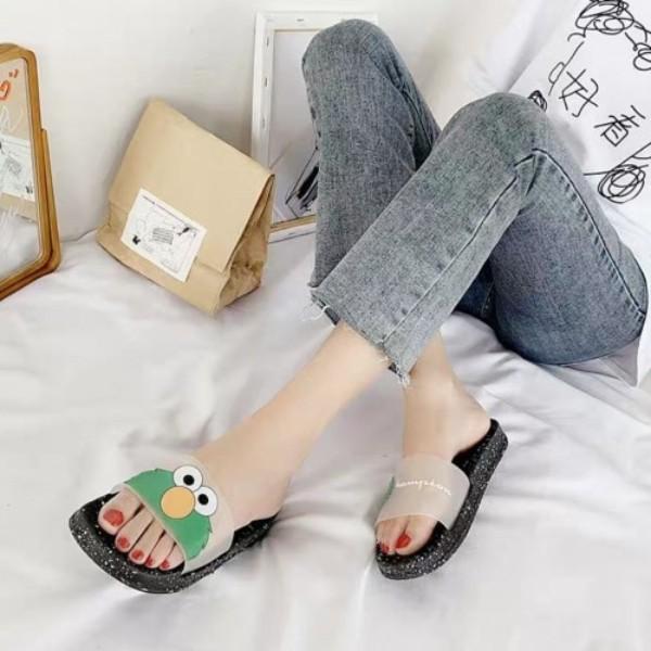 Product Introduction of Selipar Wanita Elmo Red Green - Saiz 36/37 (23cm) - Slippers 4