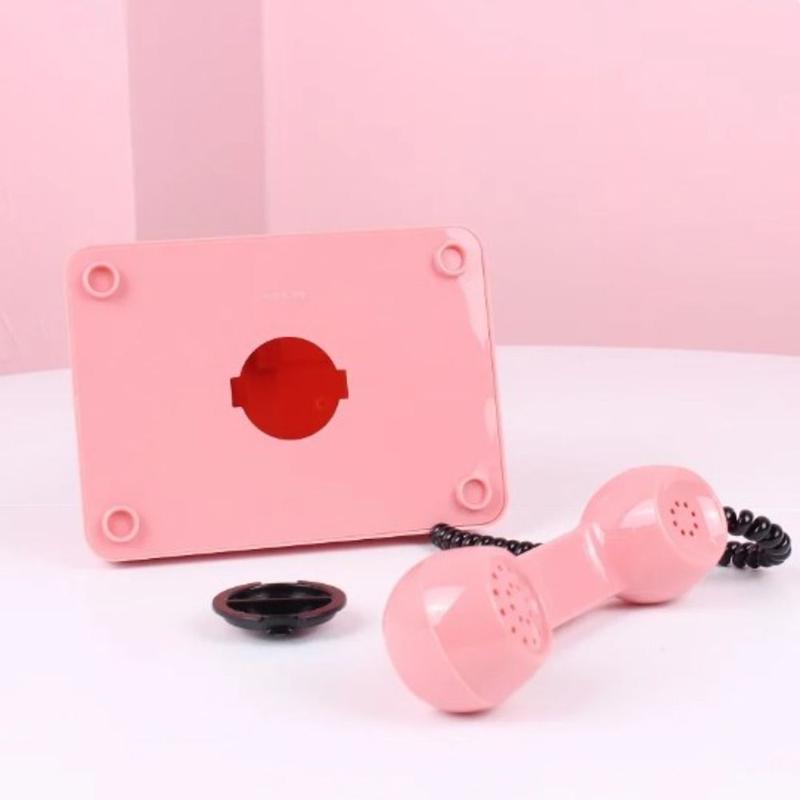Product Introduction of Funny Cartoon Telephone Piggy Bank Cute Mini Plastic Telephone Model DIY Money Box Ornaments Kids Gift 9