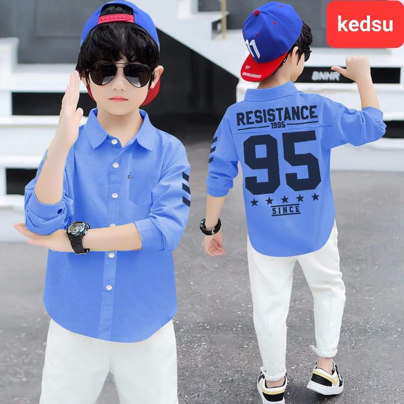 hem kids 310 kemeja anak laki laki usia 5-12th cod 3