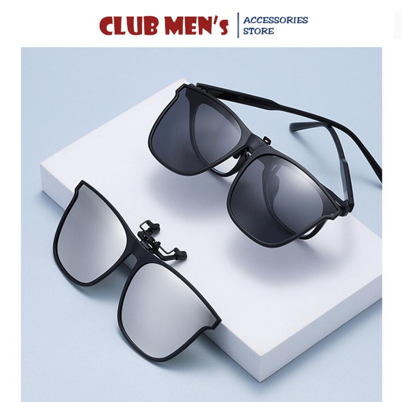  Mắt kính râm cho người cận dạng kẹp chống UV chống chói tháo lắp dễ dàng - Hottrend Kính Mắt 