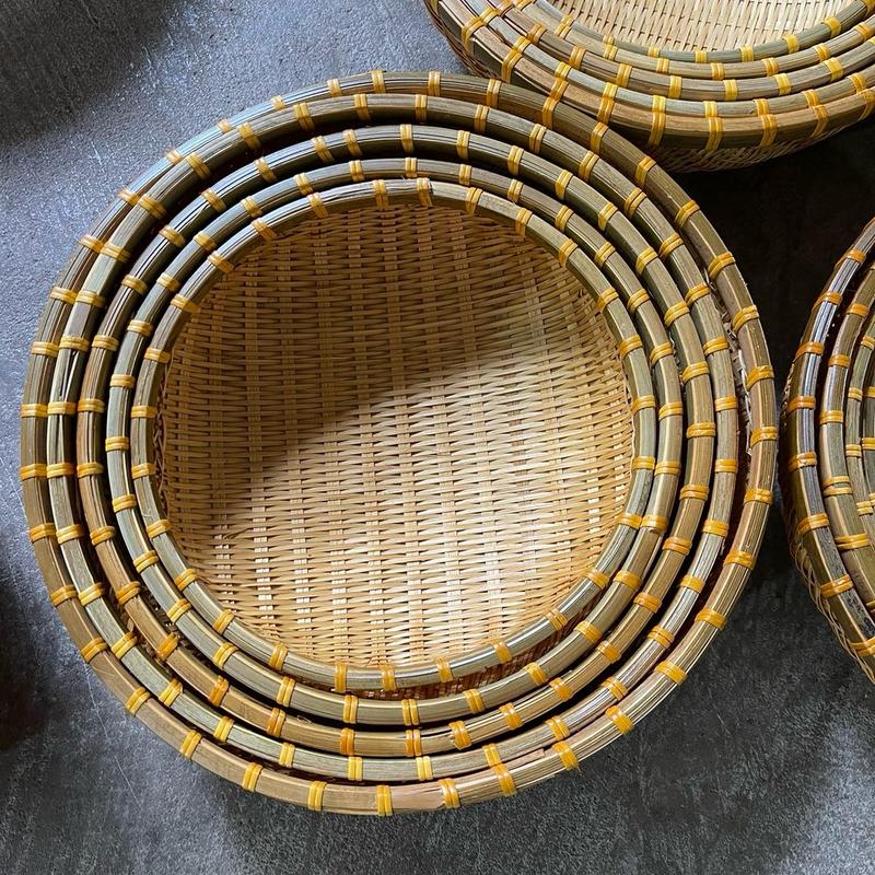 Bộ rá tre vo gạo . 38-34-32-29-25cm - TikTok Shop Vietnam