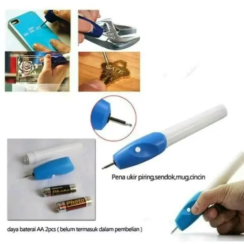 Alat ukir elektrik bolpen pena bor mini tangan alat tulis pahat batu gelas piring kayu kaca engrave 1