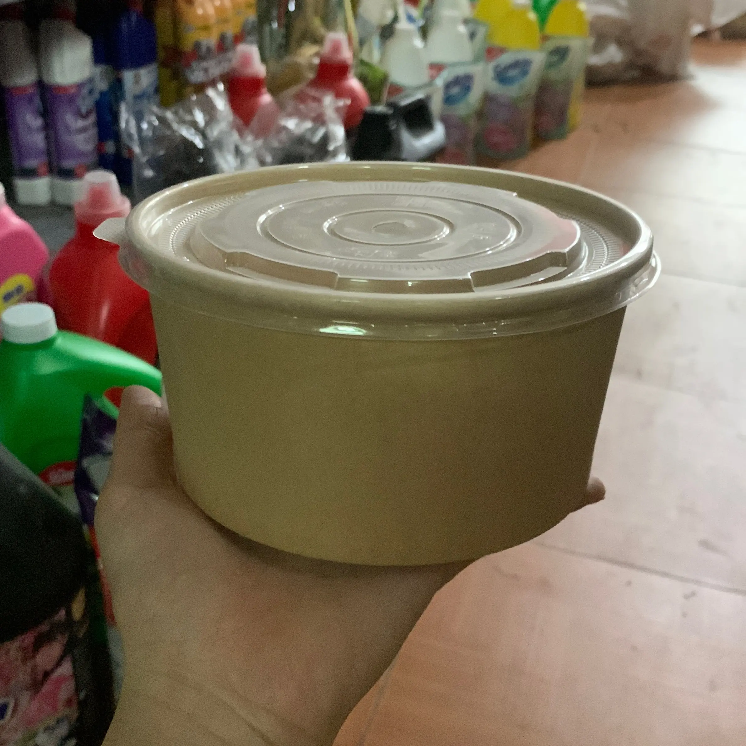 Set 50 tô giấy 1000ml đựng đồ ăn mang về