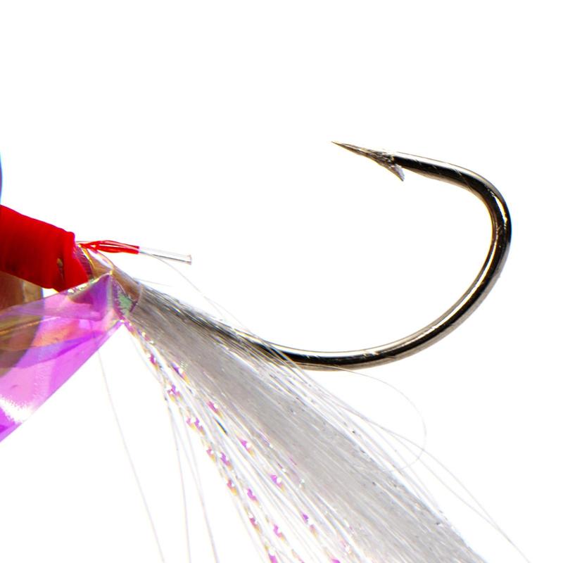 Product Introduction of Fishing Feather Hooks, 20pcs Sea Boat Fishing Lures Rigs with Barbed Hook, Fishing Accessories for Outdoor Fishing, Fishing Supplies 11