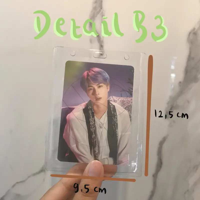[MIN 5 PCS] TOPLOADER PACKING PHOTOCARD PELINDUNG PHOTOCARD SATUAN B2/B3 ID CARD/NAMETAG/CARD HOLDER 2
