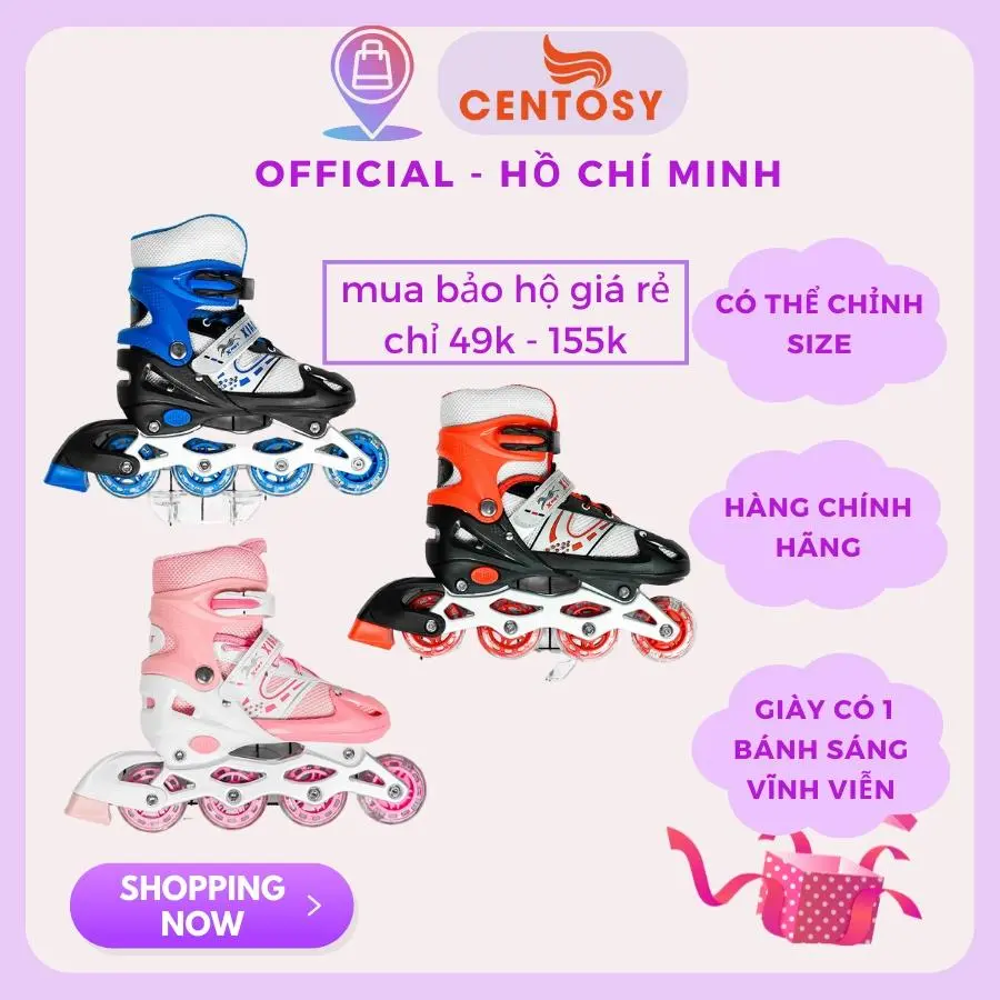 Bảo vệ giày patin trẻ em BEAR Thương hiệu Xiao Ma Beng Có thể điều chỉnh được size