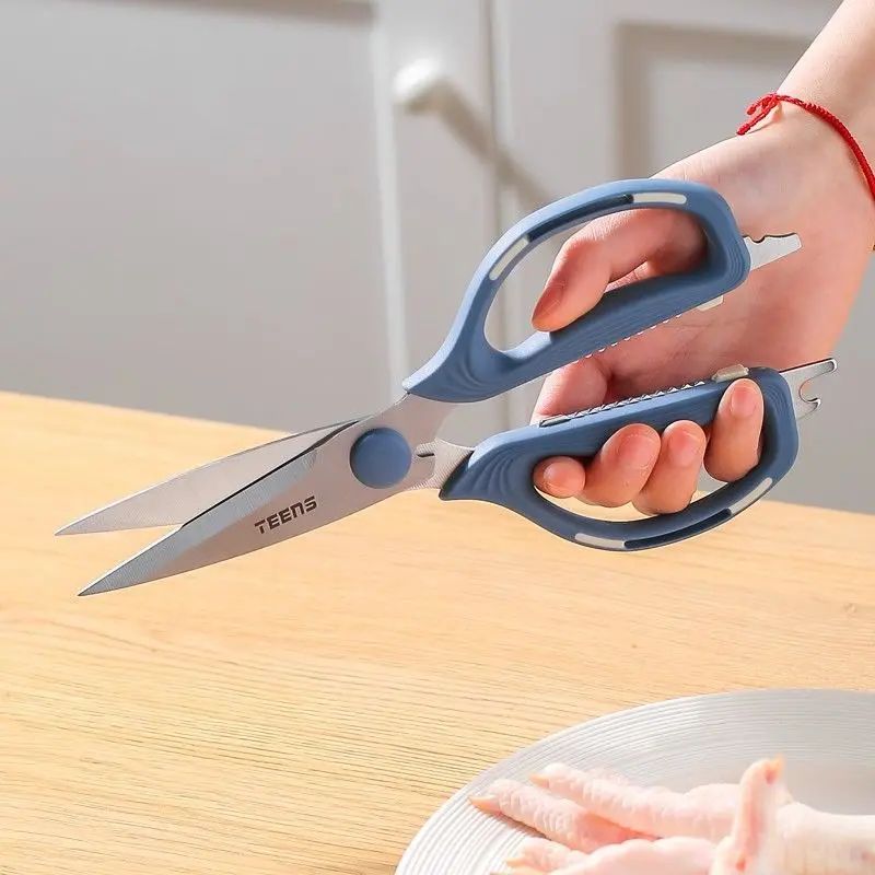 Kéo Nhà Bếp, Đa Năng, Gia Dụng, Thép Không Gỉ, Chịu Lực, Thích Hợp Để Cắt Gốc Gà, Cắt Xương, BBQ, Đặc Biệt Cho Thực Phẩm, Kéo Thực Phẩm