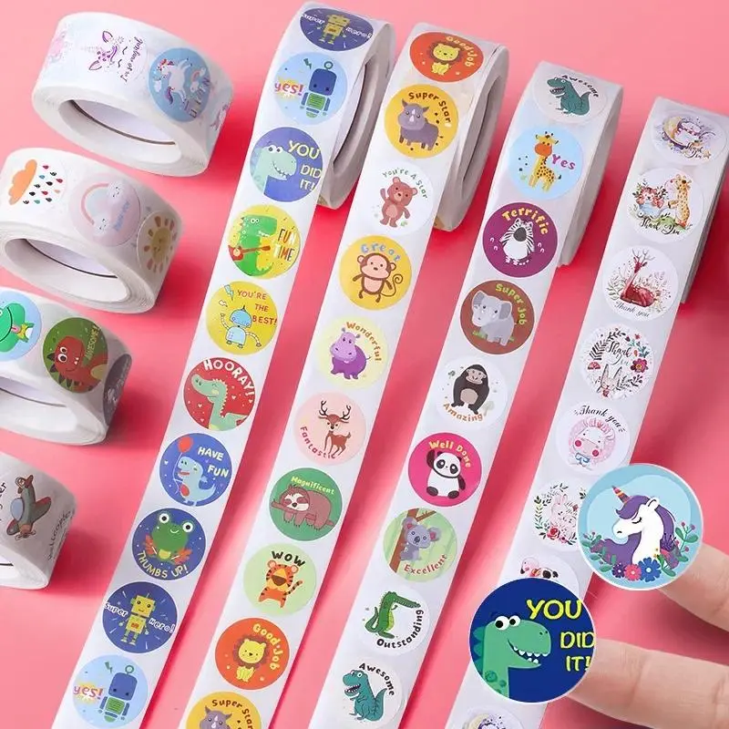 Funny Motivational Stickers for kids School Teachers Reward Stickers Gift Decor Toy Game Tag Cute Stationery Stickers