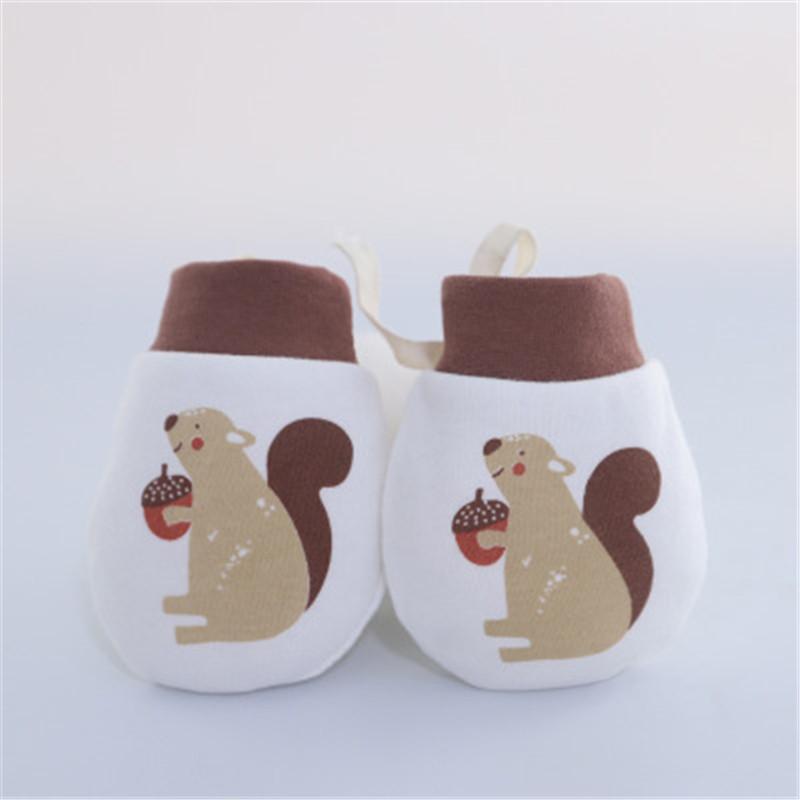 Product Introduction of New Baby Gloves Cute Cartoon Infant Pure Cotton Scratch Newborn MittsBoy Fabric Care 15