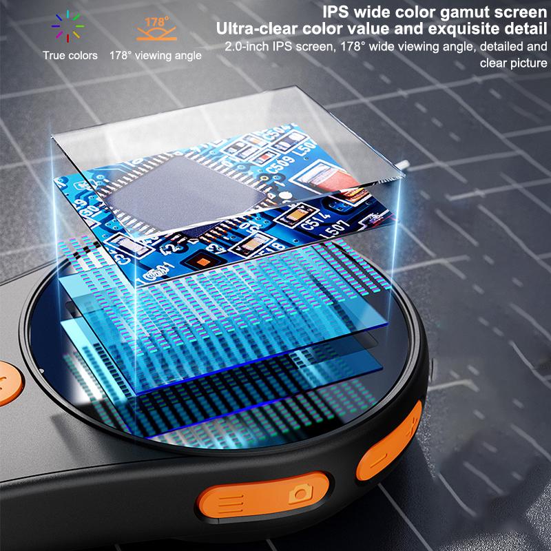 Product Introduction of Digital Handheld Microscope Magnifier For 500X Zoom Electronic Magnifying Glass 2 Million Pixels High Quality IPS Screen 34