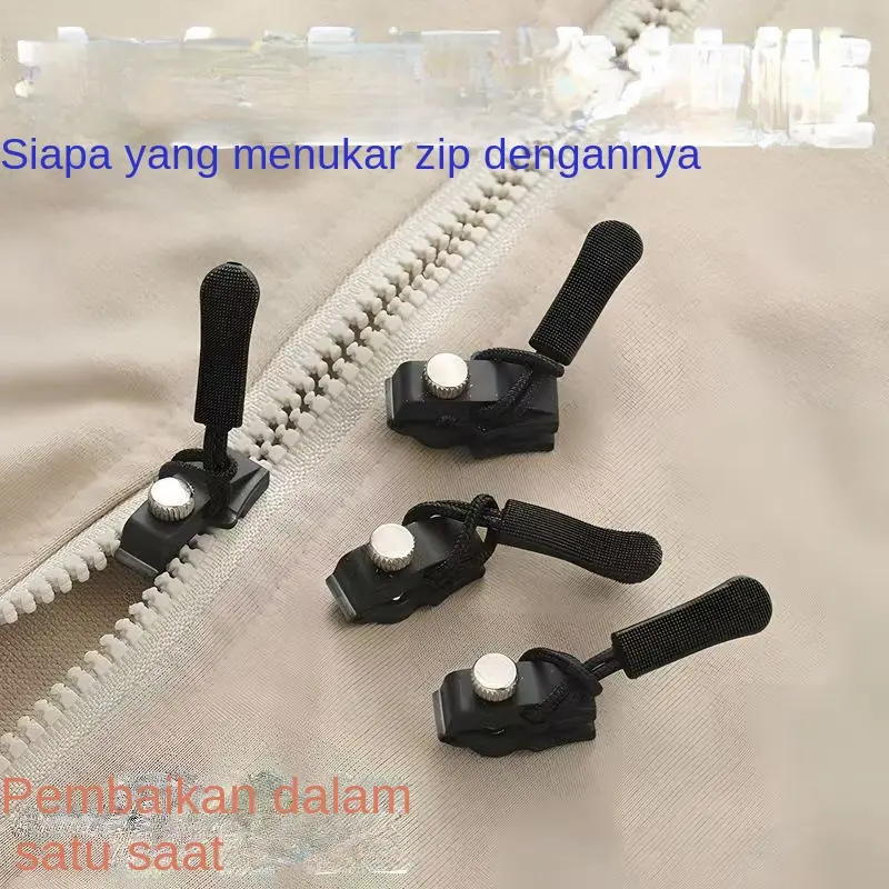"🔥Saving 80% on Repair Costs!304 Steel Universal Zipper Head| Anti-Corrosion, Anti-Static| Suitable for Clothing/School Bags/Mother's Bags!