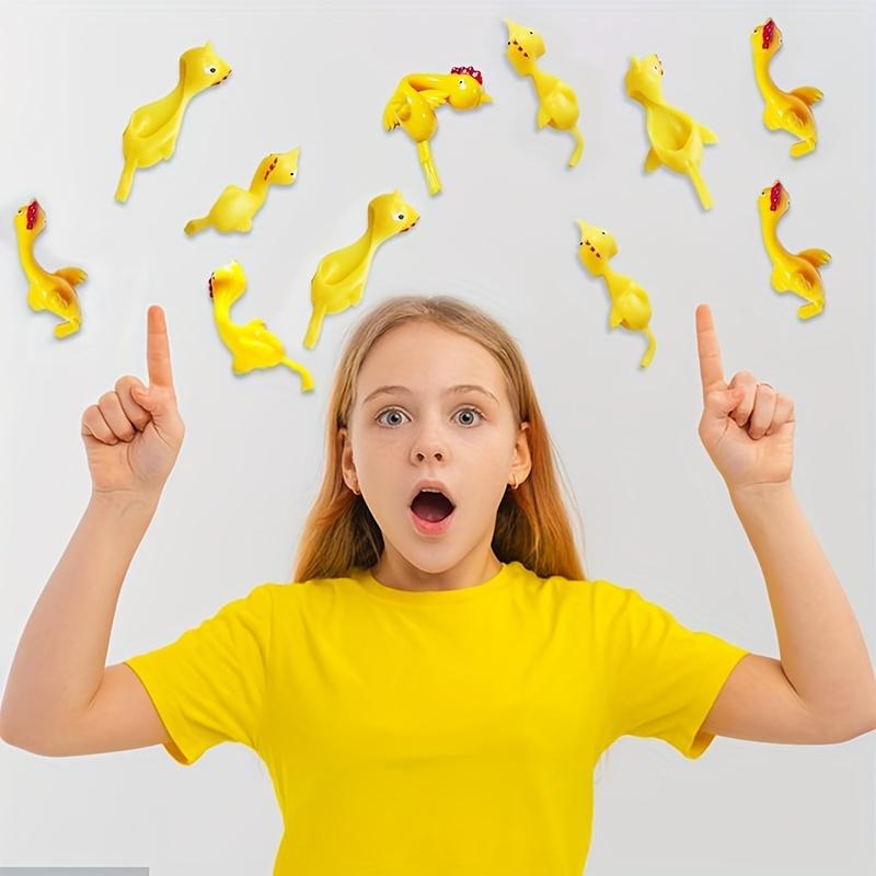 Product Introduction of 28 -pcs Chicken Finger Slingshot Flying Rubber Chickens Sling Shot Toys Bulk, Silly Novelty Party Favors, Funny Gag Gifts for Youngsters Teens Adults, Easter Christmas Birthday Goodie Stuffers 3
