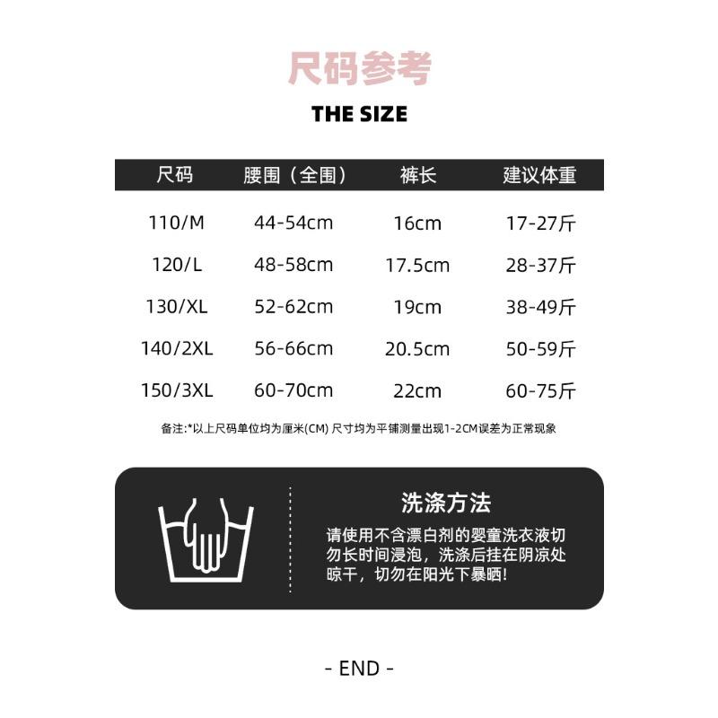 Product Introduction of Girls Class A cotton children's boxers boxer shorts little girl baby Kulomie small medium and big children cartoon 0