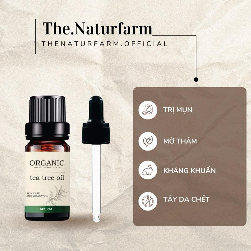 Tinh dầu tràm trà nguyên chất Naturfarm 10ML [ Tea Tree Oil ] 0