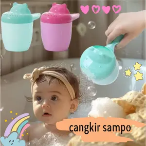Sampo bayi PP ramah lingkungan & cangkir mandi / cangkir sampo anak