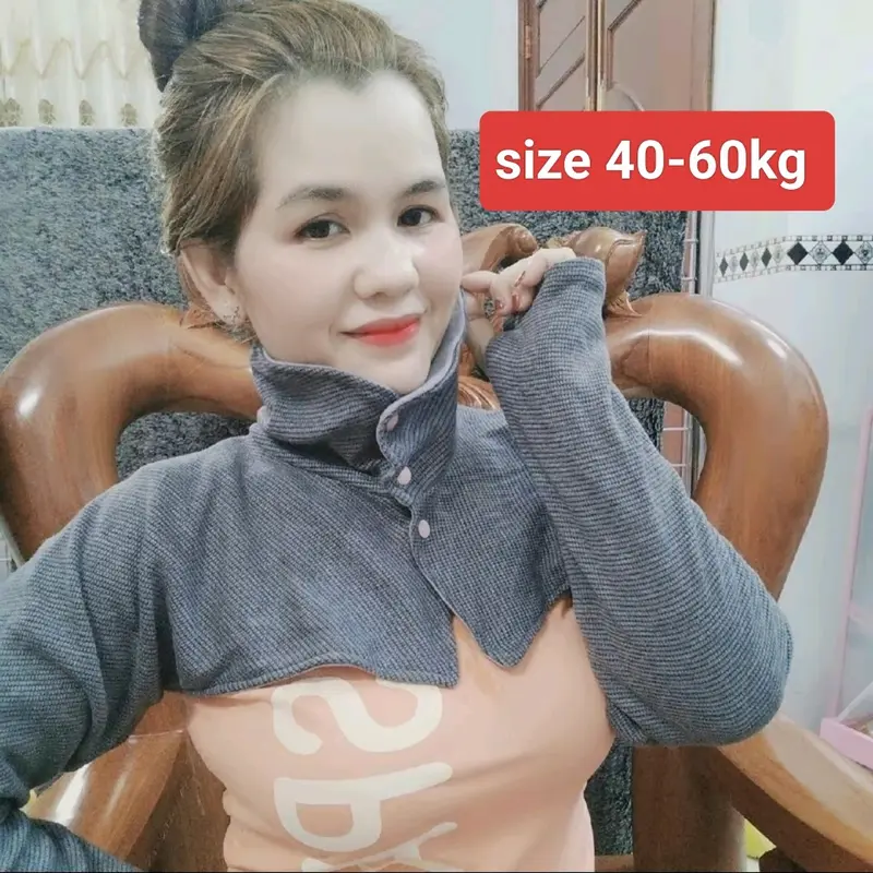 {40-60kg } Áo khoác chống nắng ủ kem nữ 2 lớp mặc được 2 màu khác nhau  Women, Top 1