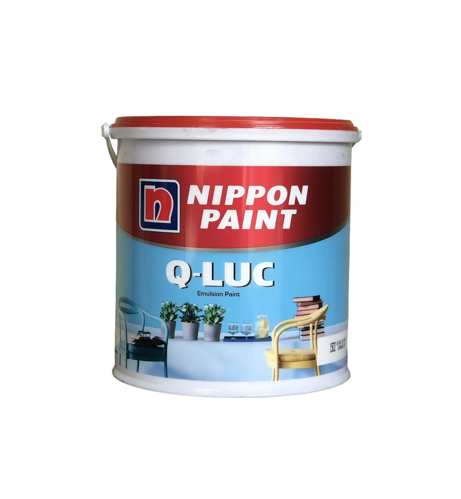 Cat Tembok Interior Nippon Paint Q Luc 4.5 kg Paking Kayu