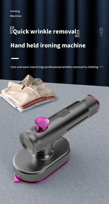Product Introduction of Portable Mini Steam Iron For Clothes Foldable Handheld Electric Ironer Wet Dry Garment Steamer Ironing Machine Travel Home Appli 12