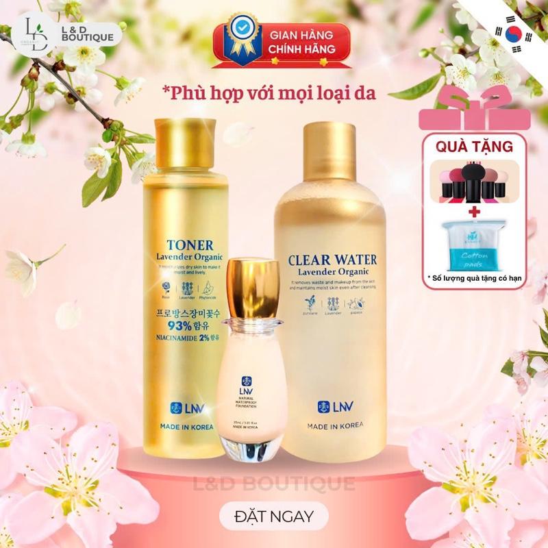 Combo 3 sản phẩm Kem nền lô mới nâng cấp tông sáng + Nước tẩy trang + Toner (nước hoa hồng) cho mọi loại da Cosmetic Son Kem Che Khuyết Điểm Mỹ Phẩm Perfume Kem Lót Women Nữ Son Môi - Skincare, Phấn Phủ, Làm Đẹp Da Chăm Sóc Da