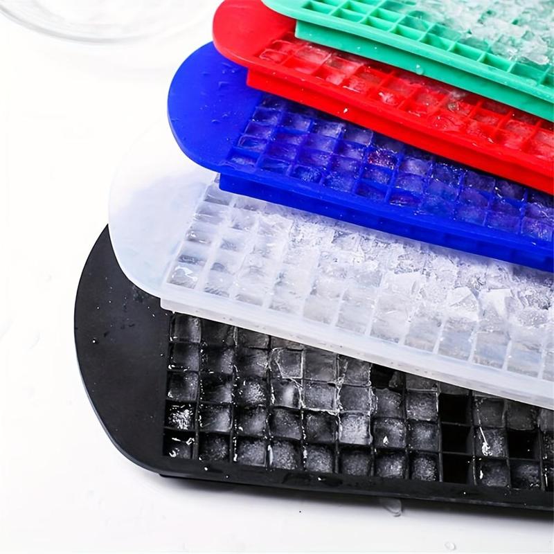 Ice Cube Tray, 160-grid Silicone Fruit Ice Cube Maker, DIY Small Square Ice Cube Mold for Kitchen, Gifts for Men 3