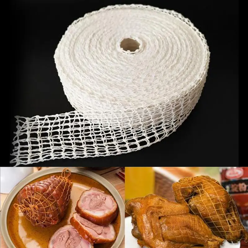 Lưới Thịt Cotton, Cuộn 1 / 3 Mét, Giăm Bông, Xúc Xích, Dây Bán Thịt 1