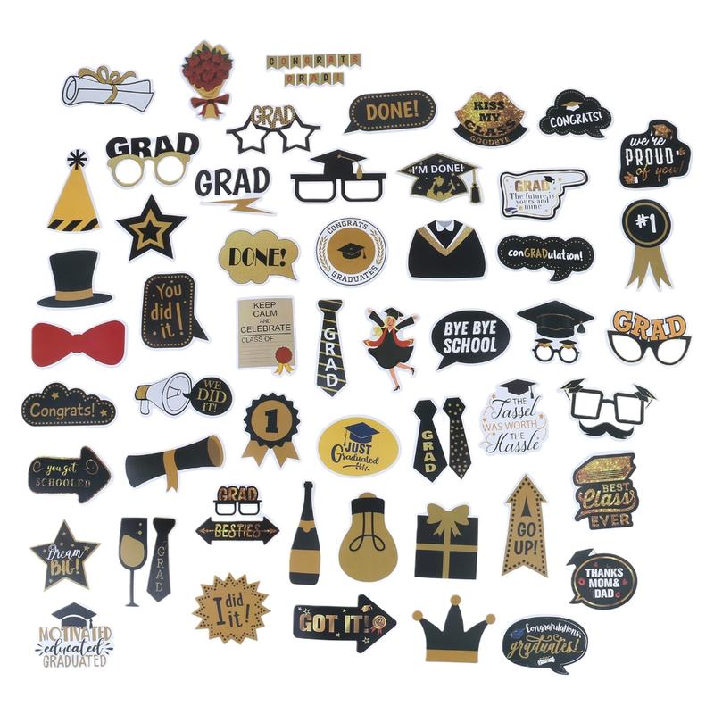 Graduation Stand Sticker 52pcs Graduation Stickers Graduation Labels Stickers Skateboard ...