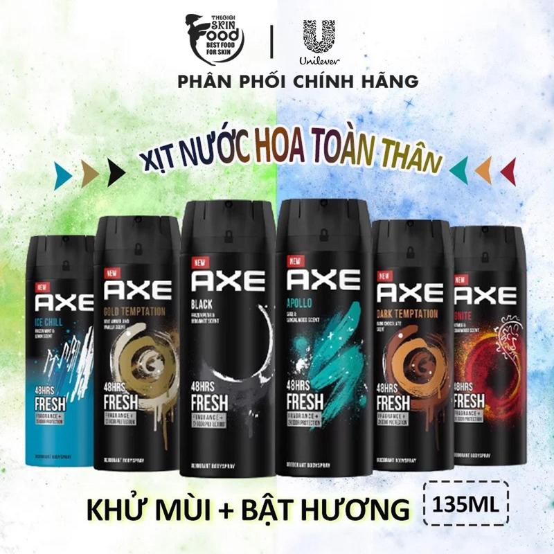 Xịt Khử Mùi Toàn Thân Cho Nam AXE Deodorant Bodyspray