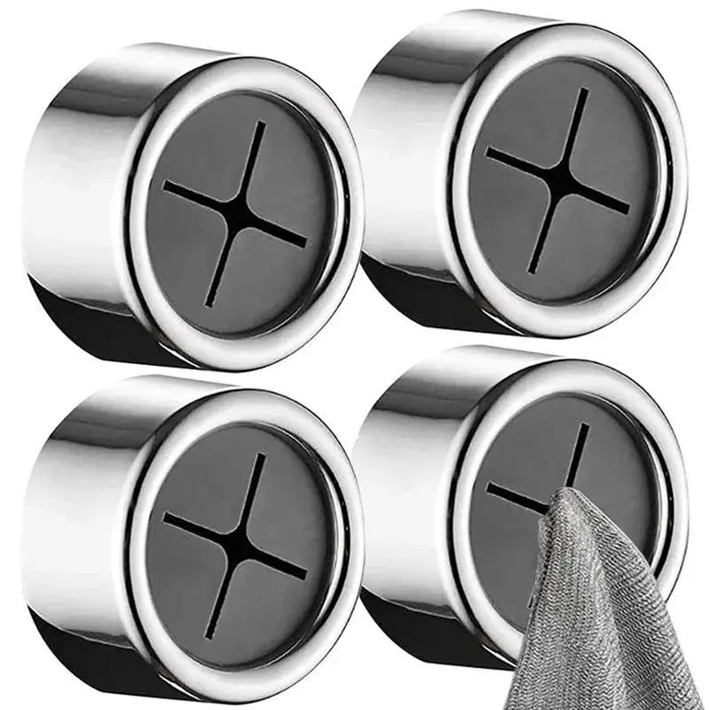 No Punching Towel Holder Portable Self-adhesive Towels Rag Cloths Clips Storage Hook for Kitchen Bathroom Organizer Rack