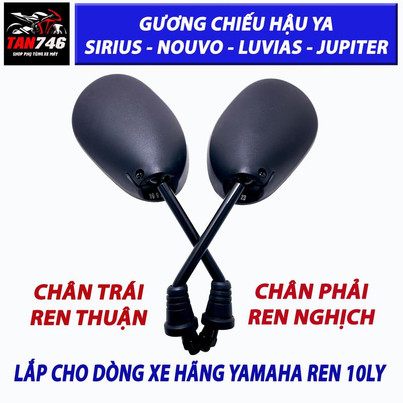 Gương, Kính chiếu hậu lắp cho Sirius Nouvo Mio Luvias Taurus Jupiter, và nhiều dòng xe hãng Yamaha, Phụ Tùng, Phụ Kiện