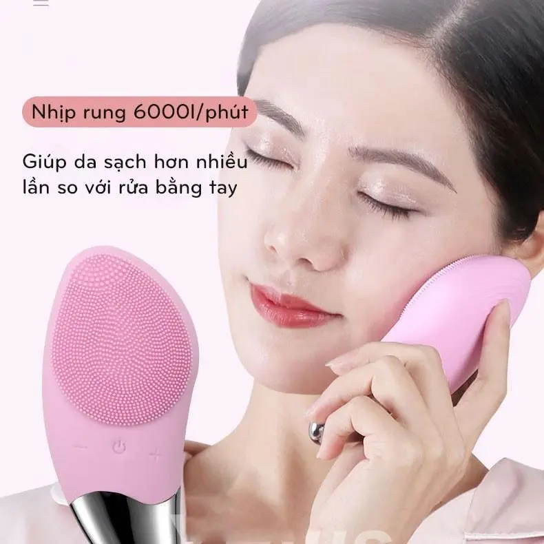 Máy Rửa Mặt Sonic Facial Brush - Sạch Sâu, Giảm Nhăn