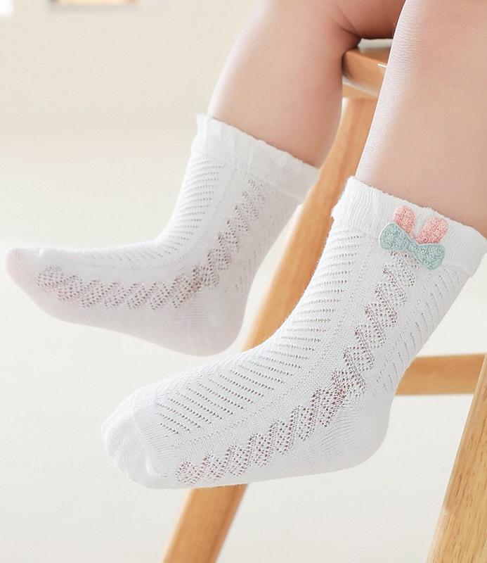 Tất lưới cổ cao cho bé sơ sinh 0-1 tuổi, phong cách Hàn dễ thương T2 5
