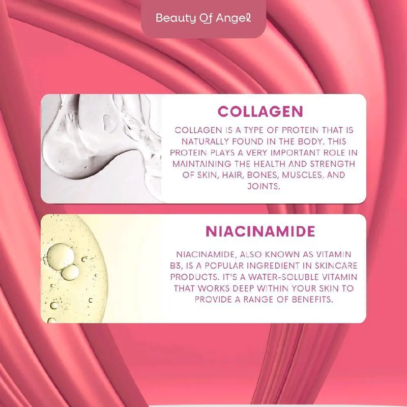 Beauty Of Angel Body Lotion Collagen Cream Pemutih Mencerahkan Badan Kecantikan Aroma Bubble Gum Niacinamide BPOM Extract Memutihkan Tubuh Pencerah Hand Hitam Acid 3