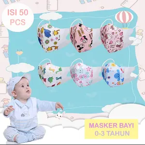 Ready Masker Duckbill Bayi Batita 0-3 tahun - Masker Anak 4-12 Tahun - Masker Baby - Masker Kids Motif Lucu